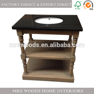 solid wood bathroom cabinet