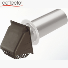 Plastic Vent Hood Aluminum Wall Pipe Vent Kit