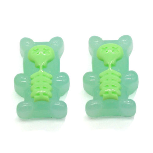 latest Fashion Resin Bear Earring Pendant Charms Flatback Cartoon Animals for Jewelry Accessory