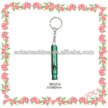 whistle keychain,whistle key chain,metal whistle keychain