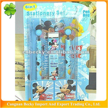 Various pens and pencils kids cheap stationery sets