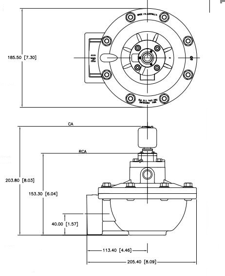 CA50T dimensions