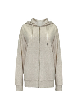 Ladies' casual hooded sports jacket