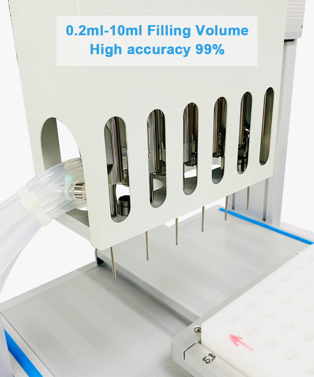 Machina de llenado de vape desechable de 6 cabezas 6 Heads Disposable vape filling machine