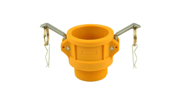 Nylon Cam Groove Fitting Male Coupler