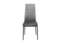 Modern Gray Fabric Dining Chair