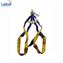 Construction Safety Harness with Rope Lanyard