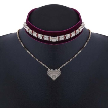 Vintage Velvet Choker Necklaces For Women Pendant Necklace