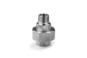 Forged thread male female union