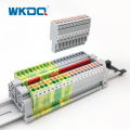 JPT 2.5/1P kết nối trình cắm vào DIN Rail Cherminal Khối