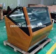 Refrigerated counter display case, ice cream refrigerated case for sale