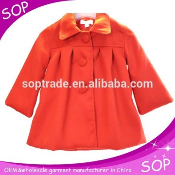 Winter child coat tukish long wool china manufacture clothing