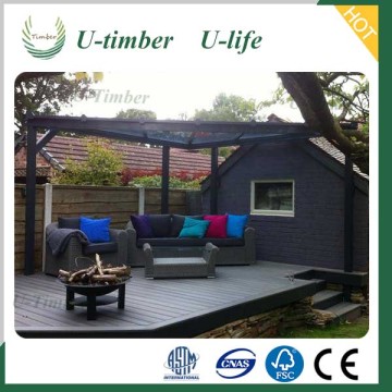 Recyclable wpc decking outdoor using