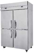 Economy electric upright freezers refrigerator 4 doors refrigeration