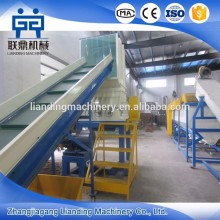 Waste plastic pp pe film bag scrap recycling and washing line