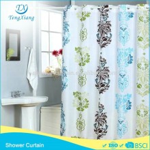 Polyester Flower Print Hookless Design Shower Curtains
