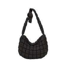 COS Cloud Bag: Large Capacity Foldable Shoulder Bag with Zip Closure