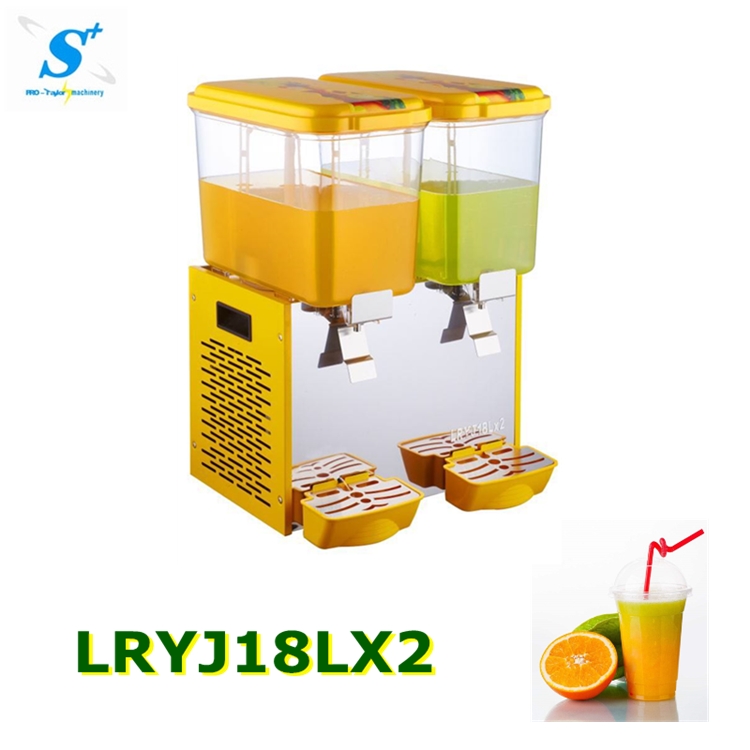 Black Friday Promotion Industrial refrigerated for hotel stainless steel double bowl juice dispenser