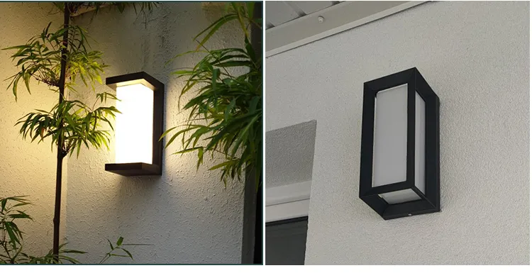 24W Waterproof Outdoor Wall Light for Elegant Gardens