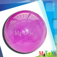 2014 Hot Sale Purple Kids Bouncing Balls Hollow Decorative High Bouncing Ball