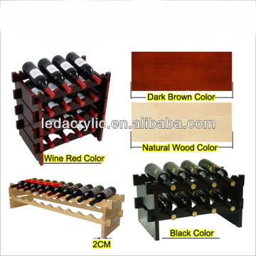 Modular Wood Wine Rack