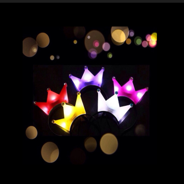 Customized LED light Crown kids toys