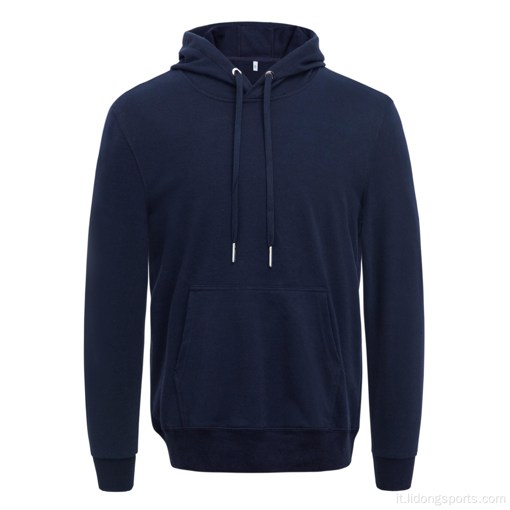 Felpa per pullover unisex invernale all&#39;ingrosso con cappuccio vuoto