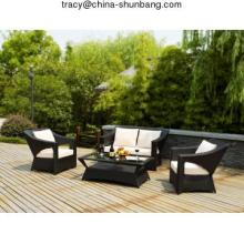 Outdoor rattan furniture safa set