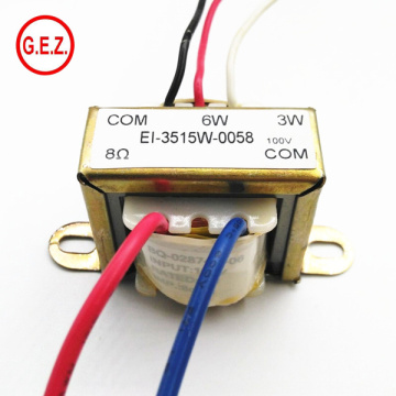 Pure Copper 7.5W 10W 12W 6ohm Audio Transformer