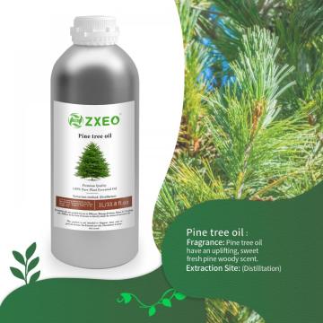 Pine tree essential oil for warming and soothing to tired muscles