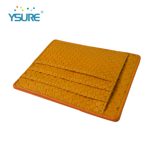 China Ysure Newest Design Leather Wallet Credit Card Holder Manufactory