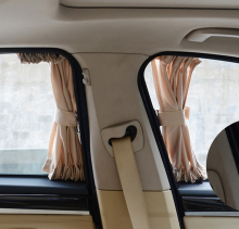 2pcs Side Window Car Sunshades - UV Protection Window Curtains
