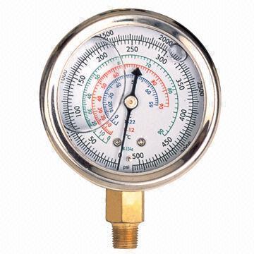 Manometer med 1.5/2/2.5/3 inches Diameter, ODM, OEM och små beställningar är välkomna