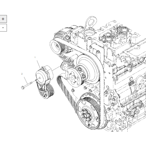 TENSOR DE CORREA KOMATSU WA320-6 WA200-6 6754-61-4111