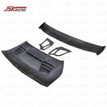 GT3 RS Style Half Carbon Fiber Rear Spoiler for 2015-2018 Porsche Carrera 911 991.2
