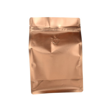 Aangepaste ontwerp Mylar aluminiumfolie Eenrichtingsklep Ziplock 500G Coffees bag Groothandel