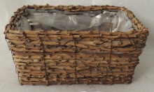 Cocoa handmade wooden basket