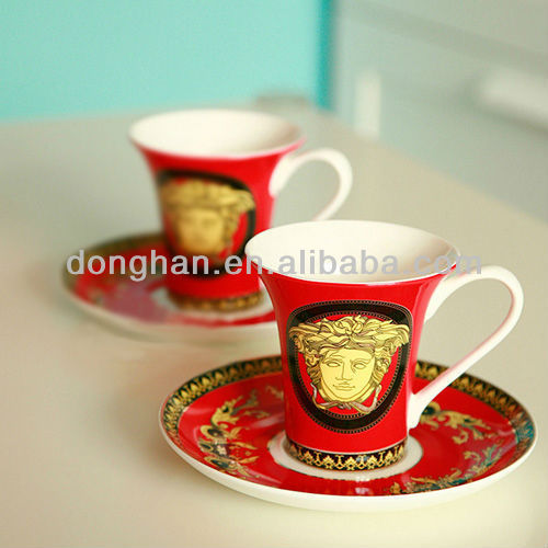 custom porcelain tea cup and saucer set