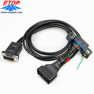 OBD2 Female to Male Diagnostic Y Cable