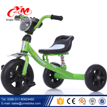 OEM Customized Kids Tricycle for Children/Small wheel Child Tricycle Seats/2 seat Child Tricycle With light