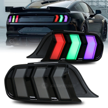 HCMOTIONZ LED RGB Taillights Start UP Animation For Ford Mustang 2015-2023