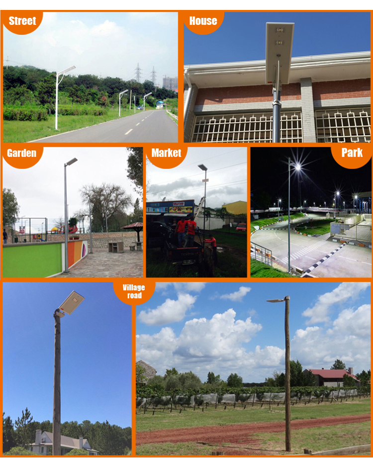 Felicity Solar Street light led 30w 40w 60w 80w 100w ALL-IN-ONE solar street light