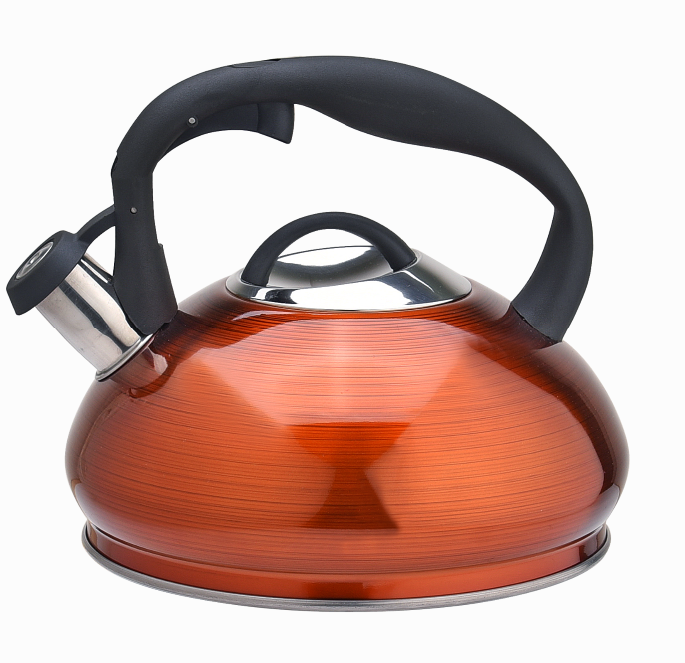 New stovetop coffee color kettle with whistling spout