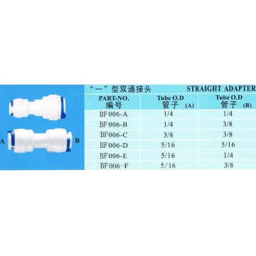 プラスチック水線接続継ぎ手