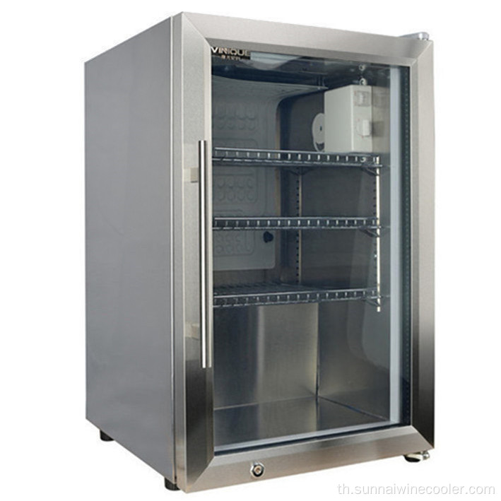 เครื่องดื่มกลางแจ้งและโซนเดี่ยวตู้เย็นขนาดเล็กเครื่องทำความเย็น