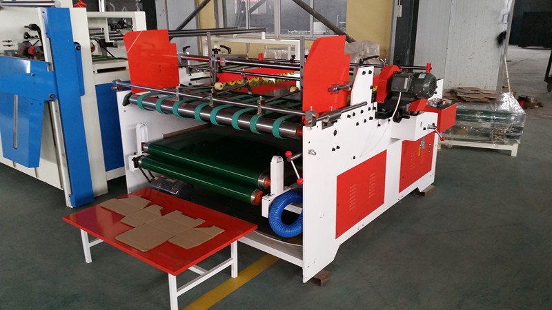 Corrugated cardboard Sheets Gluer Machine / Gluer Carton box making Machine / Packing Machine