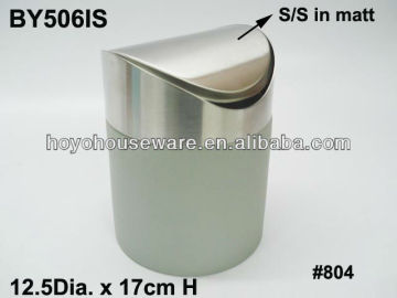 stainless steel garbage bin