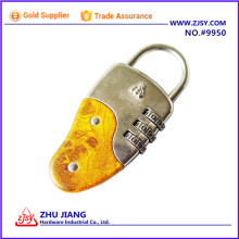 9950 Solid Metal Security Padlock 3 Dial Combination Lock