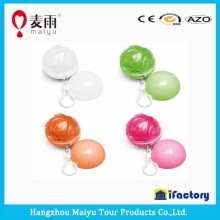 Maiyu waterproof disposable ball raincoat for promotion