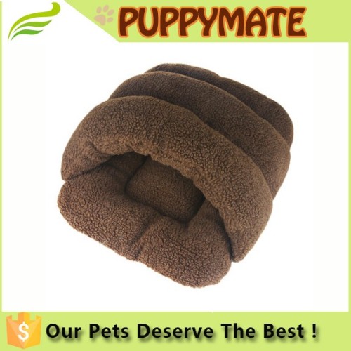 Cute pet sleeping bag bed, Cashmere sleeping dog and cat dog beds dog bed
